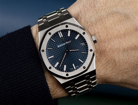 audemars piguet royal oak blue dial